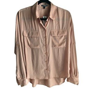 Express Pink Satin Blouse